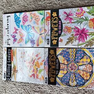 NWT, 4 Kappa Adult Coloring Books Designer Series